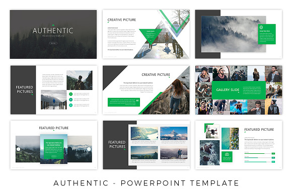 Authentic - Powerpoint Template in PowerPoint Templates - product preview 1