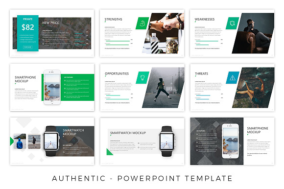 Authentic - Powerpoint Template in PowerPoint Templates - product preview 2