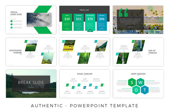 Authentic - Powerpoint Template in PowerPoint Templates - product preview 3
