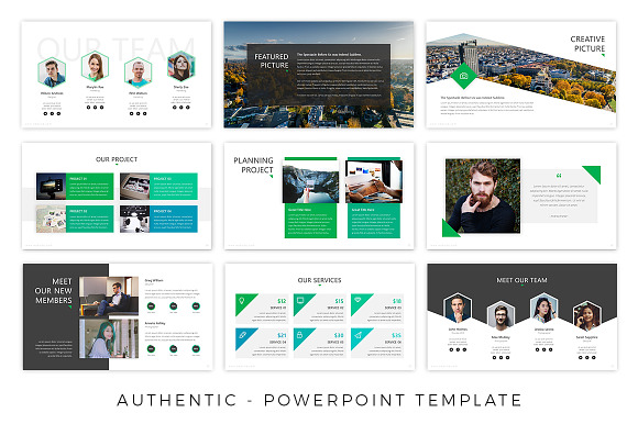Authentic - Powerpoint Template in PowerPoint Templates - product preview 4