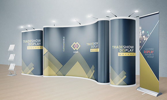 Various Trade Show Exhibition Mockup in Mockup Templates - product preview 1