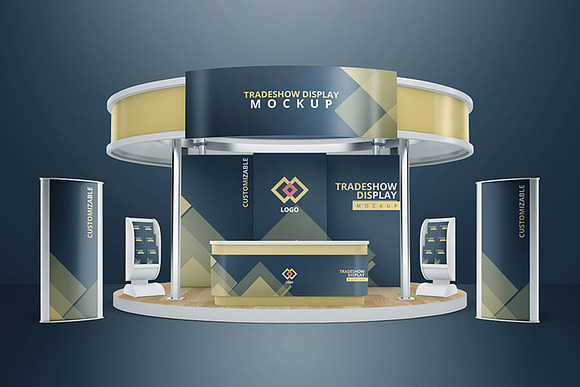 Various Trade Show Exhibition Mockup in Mockup Templates - product preview 5