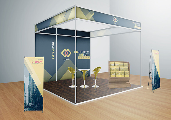 Various Trade Show Exhibition Mockup in Mockup Templates - product preview 6