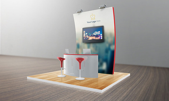 Various Trade Show Exhibition Mockup in Mockup Templates - product preview 7