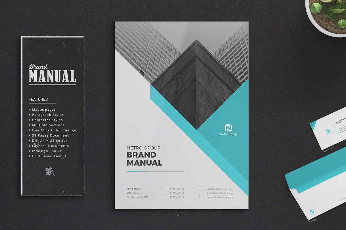 Brand Manual in Brochure Templates - product preview 8