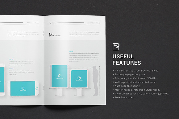 Brand Manual in Brochure Templates - product preview 4