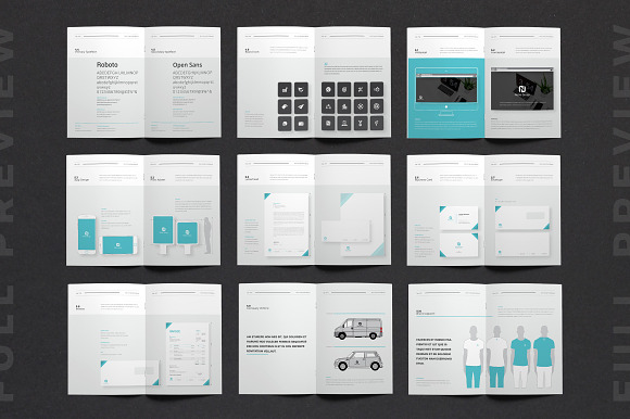 Brand Manual in Brochure Templates - product preview 6