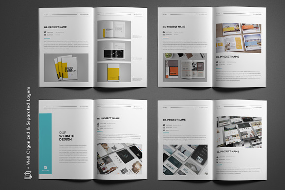 Company Portfolio in Brochure Templates - product preview 4