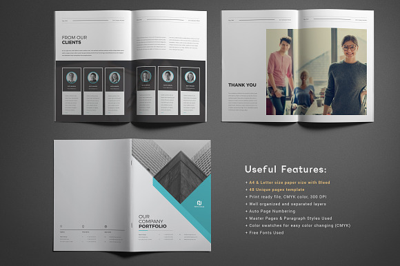 Company Portfolio in Brochure Templates - product preview 7