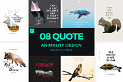 Kewan - 8 Quote Animality Design
