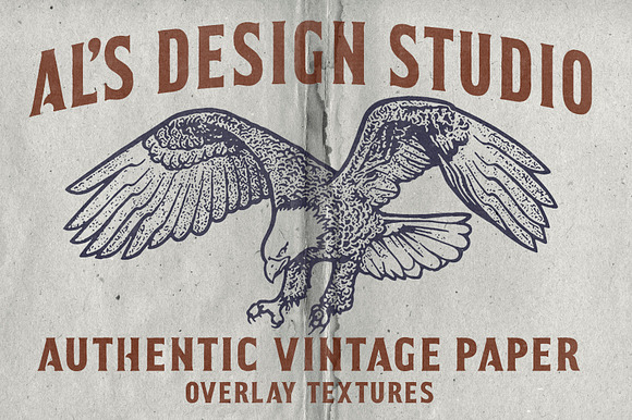 Vintage Paper Overlay in Textures - product preview 1