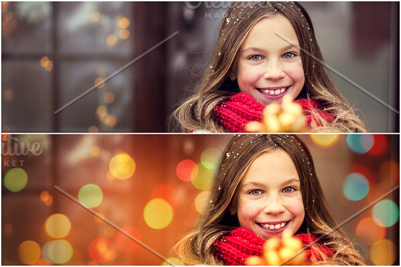 Christmas bokeh overlays package in Objects - product preview 3
