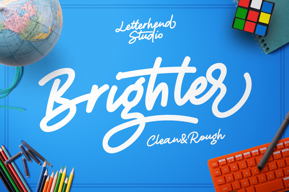 Brighter - a bold script 50% OFF in Bold Fonts - product preview 8