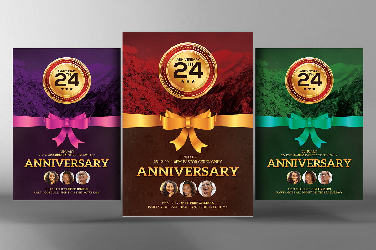 Anniversary Invitation in Flyer Templates - product preview 8