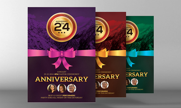 Anniversary Invitation in Flyer Templates - product preview 2
