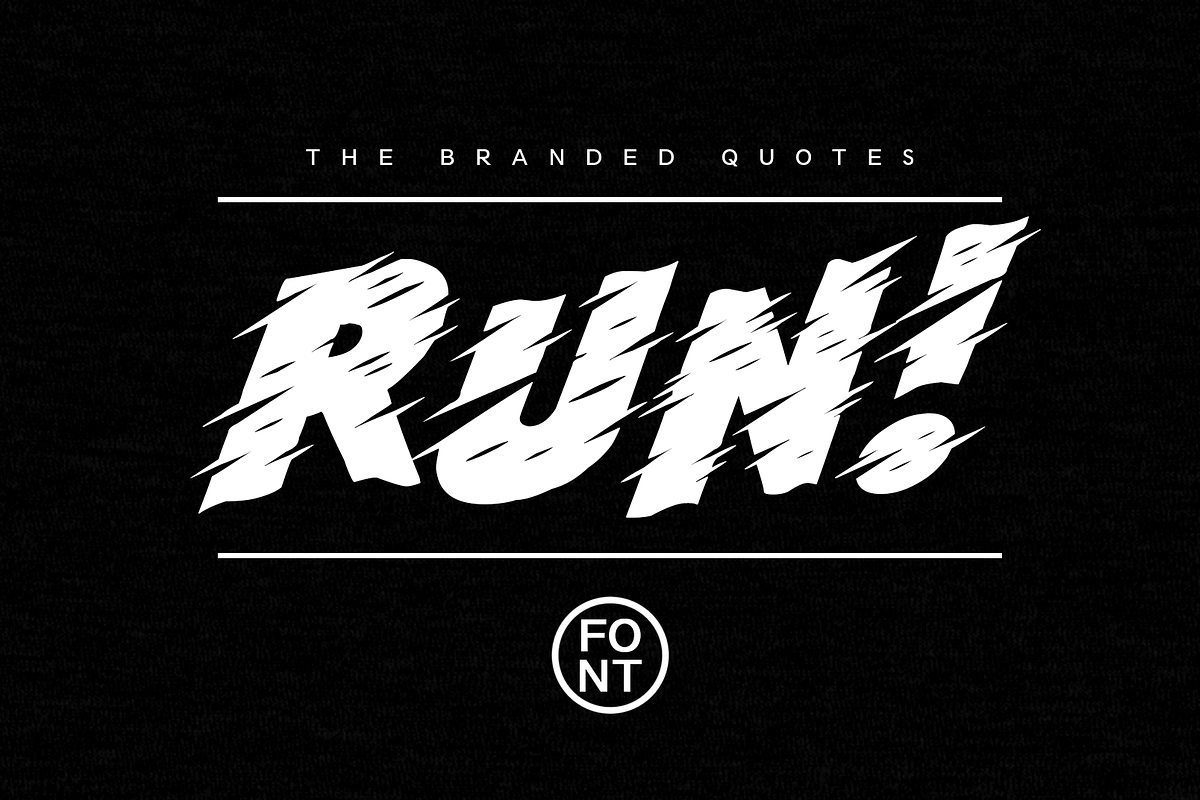 Run! Font + Arcade Text Tutorial in Text Fonts - product preview 8