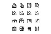 Document, Office Icons Pack 1
