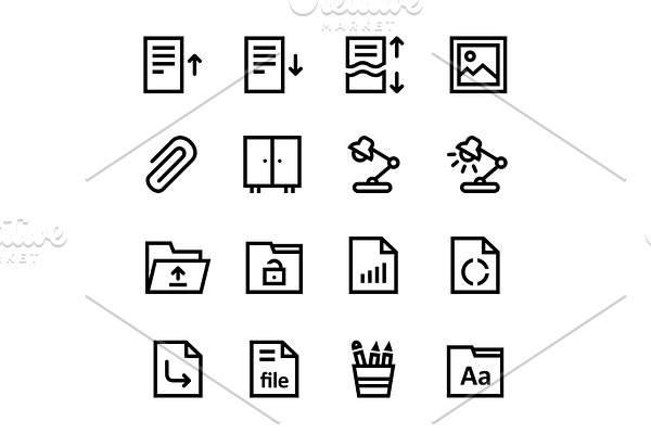 Document, Office Icons Pack 2