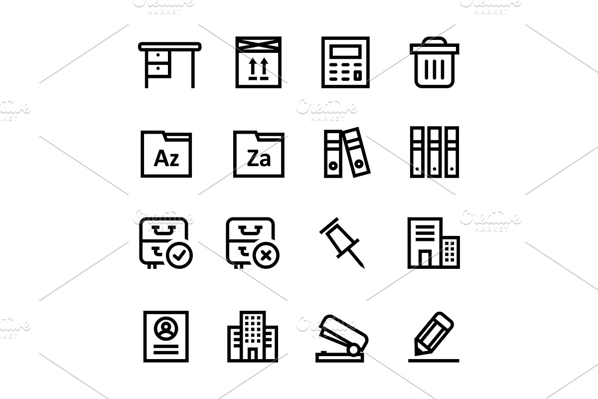 Document, Office Icons Pack 3 in Graphics - product preview 8