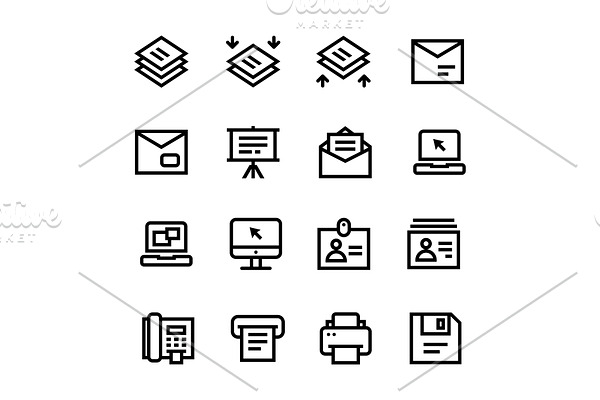 Document, Office Icons Pack 4