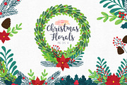 Christmas Floral Clipart