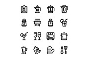 Restaurant, Cooking Icons Pack 2