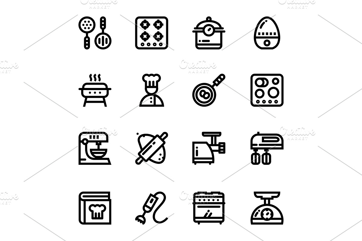 Restaurant, Cooking Icons Pack 3 in Graphics - product preview 8