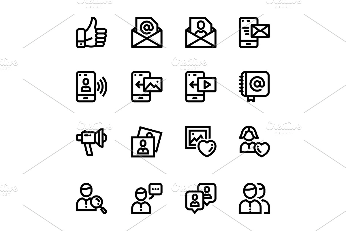 Social Media, Web Icons Pack 2 in Graphics - product preview 8