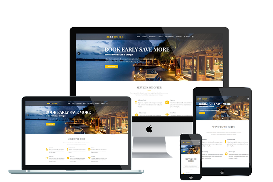 ET Hotel – WordPress Hotel Theme in WordPress Business Themes - product preview 8
