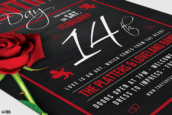 Valentines Day Flyer Template V15 in Flyer Templates - product preview 5