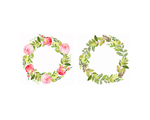 Bouquetine floral clipart in Illustrations - product preview 3