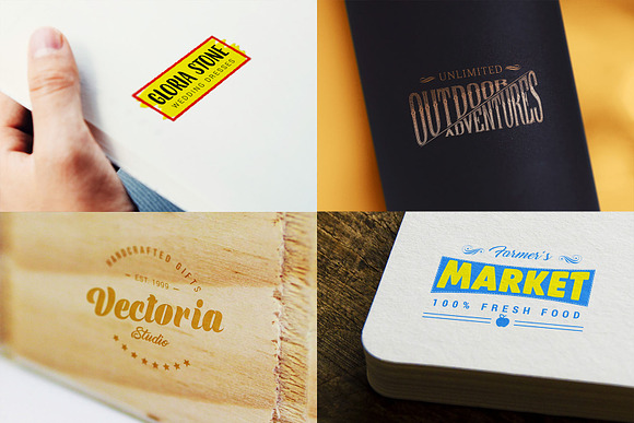 20 Logos Mockups in Product Mockups - product preview 4