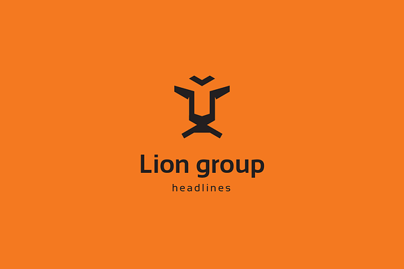 Lion group logo in Logo Templates - product preview 2