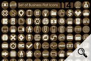 114 BUSINESS flat icons