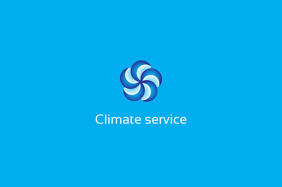 Climate service logo in Logo Templates - product preview 2