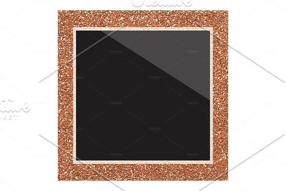 Glitter & Rainbow Film Frame Pack in Objects - product preview 1