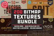 200 Grunge Bitmap Textures Bundle 