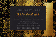 Fancy Golden Overlays:  Art Pack 1