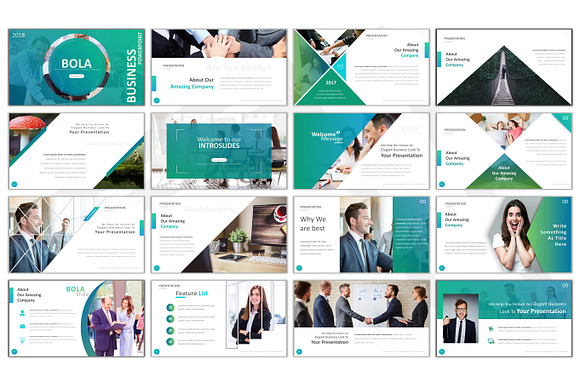 Bola Business Powerpoint in PowerPoint Templates - product preview 1