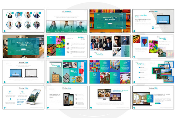 Bola Business Powerpoint in PowerPoint Templates - product preview 3
