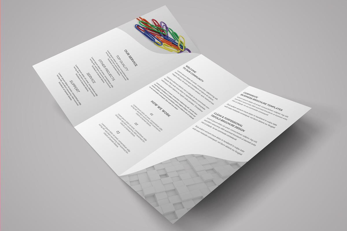 Tri-fold Brochure Template in Brochure Templates - product preview 8