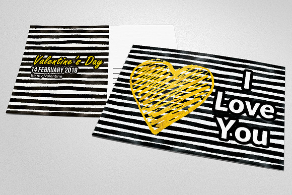 Valentines Day Party Flyer/ Postcard in Postcard Templates - product preview 1