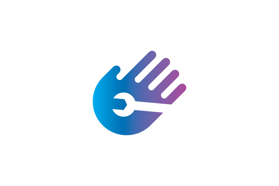 Hand Repair Logo
