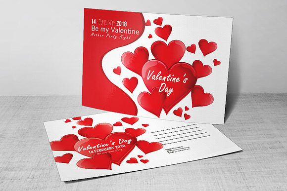 10 Valentines Day Postcard Bundle in Postcard Templates - product preview 10