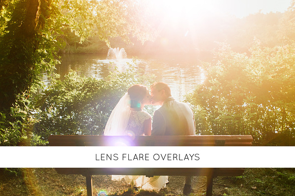 Lens flare overlays