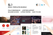 5 Email templates bundle IX