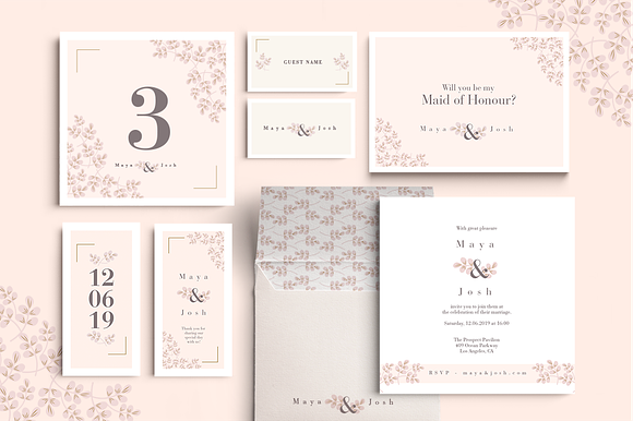 Selbach Wedding Set in Wedding Templates - product preview 6