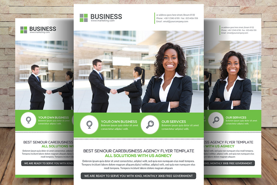 Insurance Business Flyer in Flyer Templates - product preview 8