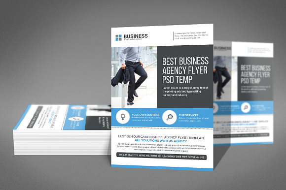 Insurance Business Flyer in Flyer Templates - product preview 2
