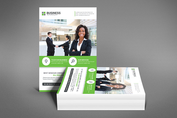 Insurance Business Flyer in Flyer Templates - product preview 3